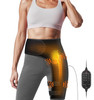Yabuu Heated Massage Waist Hip Support Brace Heating Pad For Sciatica Pain Relief Hot Physical Therapy Waist/Lower Back/Thigh/Buttock For Men Women