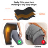Yabuu Heated Massage Waist Hip Support Brace Heating Pad For Sciatica Pain Relief Hot Physical Therapy Waist/Lower Back/Thigh/Buttock For Men Women