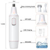 Automoness Antomoness Electric Eyebrow Trimmer For Women Hair Remover For Eyebrow Nose Face And Body Hair Removal With Led Light And Lithium-Powered Rechargeable Painless