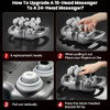 Akalol 24 & 16 Head Massage Gun Deep Tissue, Body Massage For Back, Shoulders, Neck, Legs, Foot, Massage Gun Deep Tissue, Percussion Massager With 9 Modes & 30 Levels Body Muscle Pain Relief