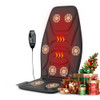 Comrelax Portable Back Massager With Heat & Vibration - Deep Tissue Pain Relief For Shoulder, Back, Lower Back And Thighs - Office Chair Massage Pad, Ideal For Men And Women