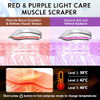 Cjc Heated Muscle Scraper Tool Electric Fascia Knife Muscle Scraper Massage Tools With 4 Modes, 3 Heat & Vibration Levels, Portable Gua Sha Tools For Full Body Deep Tissue (White