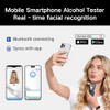 Tarkonn Smart Personal Breathalyzer - 8Mm Fuel Cell Sensor Alcohol Tester With Bluetooth App, Portable Pocket Size For Personal Accountability & Social Safety, Real-Time Tracking, 6 Mouthpieces
