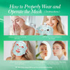 Duevie Led Face Mask Light Therapy Mask 7 Modes Portable Red Light Therapy For Face With 2000Mah Rechargeable Remote  850Nm Infrared and Red Light Mask  400 Leds For Anti Aging  At Home