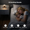 Smilebop White Noise Sound Machine With Night Light, Portable Sound Machine For Baby And Adults With 10-Color Night Light, 32 Soothing Sounds & 5 Timer For Nursery, Home Office Privacy And Travel