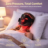 X-Vitalis Red Light Therapy Mask For Face & Lip Care, Wireless 84 4-Core Led Beads With 4 Wavelengths (660/850/450/590Nm), Food-Grade Silicone, Versatile Home & Travel Skincare Device
