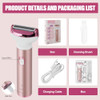 Bvrocio Women Face Epilator, 4-In-1 Body Shaver And Facial Epilator, Hair Removal For Faces, Rechargeable Electric Facial Hair Removal Devices For Face, Armpits, Eyebrows, Nose