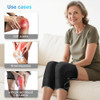 Comfier Heated Knee Massager With Vibration, Graphene Heating Knee Wrap With 5 Modes, Adjustable Size For All User
