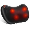 Brelley Neck And Back Massager With Heat Electric Shiatsu Deep Tissue Kneading Massage For Neck, Back, Shoulders, And Legs For Men Women, Christmas, Mother'S Day & Father'S Day