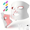 Cylbune Red Light Therapy For Face 3 Modes Portable Led Face Mask 850Nm Red Light Face Mask With Red, Blue And Mixed Light Rechargeable Remote Light Therapy Mask For Home Yoga Travel Gym