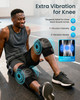 Comfier Fsa Cordless Knee Massager With Heat And Vibration For Pain Relief Hsa Eligible Items Graphene Heating Pad For Knee With 5 Massage Modes Rechargeable Heated Knee Brace Father ' s Day s