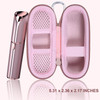 Co2Crea Hard Case And Head Compatible With Finishing Touch Flawless Facial Hair Remover Electric Face Razor For Women (Rose Gold Case + Head)