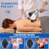 Taurus Dallas Electric Dual Head Heavy Hammer Massager, Handheld Heated Massage, For Deep Tissue Pain Relief For Deep Relaxation And Rejuvenation Of Muscles, Back, Shoulders, And Legs Throughout The Body