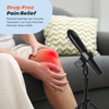 Figerm Cold Laser Therapy Device For Pain Relief, Infrared Red Light Therapy Devices For Knee, Neck, Joint And Muscle With 808Nm & 650Nm, 3 Power Mode/ 4 Timer, Handheld, Black