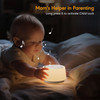 Smilebop White Noise Machine With Night Light, 30 Soothing Sounds Portable Sound Machine For Baby And Adults, 10 Color Night Light, 5 Timer Options, Memory Function,Compact For Travel (White)