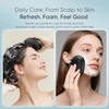 Ekz Sonic Vibrating Scalp Massager Shampoo Brush Electric Silicone Hair Scrubber For Deep Scalp Cleansing Dandruff Removal Rich Foam & Relaxing Massage Wet & Dry Use Usb-C Charging