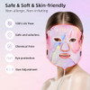 Blumemo 4Colors Led Face Mask Light Therapy, Red Light Therapy Mask For Face, Soft Silicone Facial Skin Care Mask, Portable Rejuvenation Device For Home Use, Rechargeable Skin Mask For Women