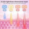 Blumemo 4Colors Led Face Mask Light Therapy, Red Light Therapy Mask For Face, Soft Silicone Facial Skin Care Mask, Portable Rejuvenation Device For Home Use, Rechargeable Skin Mask For Women