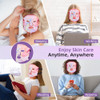 Blumemo 4Colors Led Face Mask Light Therapy, Red Light Therapy Mask For Face, Soft Silicone Facial Skin Care Mask, Portable Rejuvenation Device For Home Use, Rechargeable Skin Mask For Women