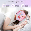 Blumemo 4Colors Led Face Mask Light Therapy, Red Light Therapy Mask For Face, Soft Silicone Facial Skin Care Mask, Portable Rejuvenation Device For Home Use, Rechargeable Skin Mask For Women