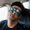 Eurzom Camo Sleep Mask Soft Sleeping Eye Masks For Comfortable Artificial Silk Sleeping With Elastic Straps For Blocking Light For Men Women, 4 Colors 4 Pieces