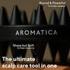 Aromatica Dual-Sided Scalp Care Shampoo Brush - Silicone Scalp Massager Hair Growth, Scalp Scrubber & Exfoliator, Shampoo Brush For Shower Hair Wash And All Hair Types, Deep Cleansing Scalp Brush