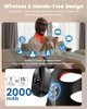 Dermita Red Light Therapy For Face Wireless With 400 Leds 360 Led Face Mask Light Therapy With 4 Modes & Near-Infrared 2000Mah Rechargeable Led Face Mask With Eye Protection For Anti-Aging & Radiant Glow