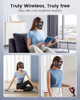 Dermita Red Light Therapy For Face Wireless With 400 Leds 360 Led Face Mask Light Therapy With 4 Modes & Near-Infrared 2000Mah Rechargeable Led Face Mask With Eye Protection For Anti-Aging & Radiant Glow