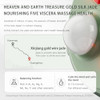 Cofamuthr Wireless Heated Abdominal Massage Belt With Natural Jade Massage Heads Cordless Waist Massager With Gentle Heat & Rotating Massage Adjustable Fit For Daily Relaxation At Home Or Office