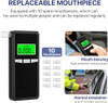 Layfitty Breathalyzer,2026 Upgraded Alcohol Tester With Blue Lcd Digital Display,Portable Alcohol Tester For Home Or Party Use With 10 Mouthpieces
