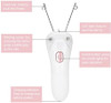 Betued Threading Hair Removal, Hair Removal Device, Electric Threading Epilator Usb Hair Remover For & Body Hair Removal With Cotton Thread Roll (Pinks)