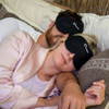 Theraice Sleep Mask + Cooling Gel Relief - Weighted Sleep Eye Mask 100% Blackout 3D Cold Relaxing No Pressure Eye Cover Blindfold To Block Light For Comfortable Soothing Night Sleeping | Men & Women