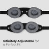 Manta Sleep Manta Slim Sleep Mask Ultra-Light Blackout Eye Mask With Adjustable Eye Cups Soft Strap For Comfortable Sleep Minimalist Design For Better Rest