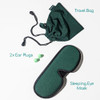 Medi Grade Cotton Sleep Mask With 3D Eye Memory Foam  Travel Sleeping Mask For Women And Men With 2 Ear Plugs And Storage Bag  Blackout Light Blocking