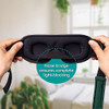 Medi Grade Cotton Sleep Mask With 3D Eye Memory Foam  Travel Sleeping Mask For Women And Men With 2 Ear Plugs And Storage Bag  Blackout Light Blocking