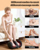 Lingteng Cordless Foot Massager With 120 F Heat Rechargeable Shiatsu Foot And Calf Kneading Machine With 3 Intensities And Remote For Home Office s For Women Men Dad Mom