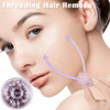 Ideal Swan Facial Hair Remover For Women, Spring Hair Remover For Upper Lip, Chin, Face, Or Neck, Threading Hair Removal, Threading Machine For Eyebrow Face And Body Hair 4 Pack