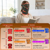 Luzeyo Wireless Red Light Therapy Mask For Face, Anti-Wrinkle & Acne Treatment For Full Face, Chin & Neck, 850Nm Infrared Portable Led Face Mask For Home & Travel Use, Ideal Skincare s For Women