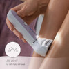 Panasonic Epilator With Gentle Cap, Electric Hair Removal Tool For Home, 3 Speed Settings, Wet Dry, Washable - Es-Ey30