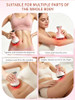 Kitusi Lymphatic Drainage Massager & Anti Cellulite Massage Tool, For Legs, Arms & Belly, Body,Helps Reduce Stretch Marks & Cellulite,With Microcurrent, Light Heat & Vibration - Pink