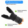 Fanbodta Portable Lung Capacity & Ab Trainer - Adjustable Resistance Breathing Exerciser For Core Strength, Swimming, Martial Arts | Medical-Grade Silicone, Compact Design With Flow Control Valve