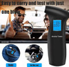 Zyncvibe Breathalyzer Alcohol Tester For Personal Use Portable Breath Alcohol Tester With Lcd Display, 12 Replaceable Mouthpieces Compact Alcohol Tester For Home Party a Travel