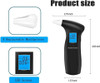 Zyncvibe Breathalyzer Alcohol Tester For Personal Use Portable Breath Alcohol Tester With Lcd Display, 12 Replaceable Mouthpieces Compact Alcohol Tester For Home Party a Travel