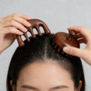 Lycss Scalp Massager For Hair Growth, Two-Piece Set-Manual Head Scrubber With Sandalwood, Portable Handheld Tool For Scalp Care & Relaxation, Stress Relief Brush For Home And Travel Spa Experience