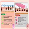 Ec Vision Electric Women Facial Hair Remover, Ec Vision Ladies Beauty Epilator Trimmer Facial Cotton Threading Hair Shaver (Pink)