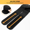 Marcooltrip Mz Abs Stimulator,Ab Machine,Abdominal Toning Belt Workout Portable Ab Stimulator Home Office Fitness Workout Equipment For Abdomen Black