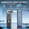 Moonpool Breathalyzer Alcohol Tester Portable Digital Breathalyzer With Lcd Display & Tri-Color Bac Indicator, Voice Guidance, Usb Rechargeable For Home & Party Use (Includes 4 Mouthpieces)