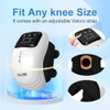 Pqsnz Knee Massager Smart With Heat, Red Light And Massage Therapy, 3 Vibration Modes And 3 Heating Levels, 2026 Updated Edition, Led Vitality Joints Knee Massager, s For Grandma & Grandpa, White