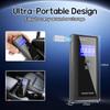 Kelbok Personal Breathalyzer For Alcohol - Portable Alcohol Testers 15 Mouthpieces And Carry Bag, Alcohol Testing Bac Fast Screening Digital Lcd Display Audio Alarm 50 Records For Home Party