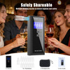Kelbok Personal Breathalyzer For Alcohol - Portable Alcohol Testers 15 Mouthpieces And Carry Bag, Alcohol Testing Bac Fast Screening Digital Lcd Display Audio Alarm 50 Records For Home Party